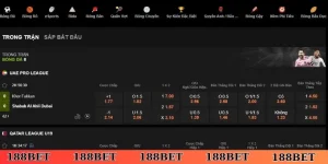Hướng dẫn cá độ bóng đá 188Bet