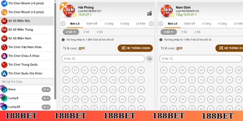 Những lý do khiến xổ số 188Bet trực tuyến được ưa chuộng hơn